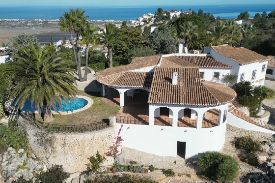 Villa in Pego-Monte Pego zu verkaufen, Espace de vie 310 m², Baujahr 1988, + Zentralheizung, Klimaanlage, Terrain 3370 m², 4 Chambres &agrave; coucher, 4 Badezimmer, Pool, ref.: JS-0425-32