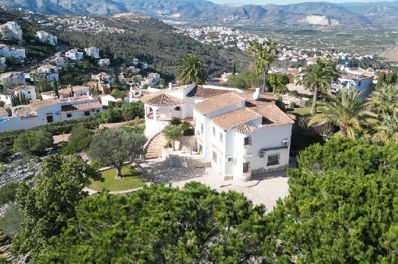 Villa in Pego-Monte Pego zu verkaufen, Espace de vie 310 m², Baujahr 1988, + Zentralheizung, Klimaanlage, Terrain 3370 m², 4 Chambres &agrave; coucher, 4 Badezimmer, Pool, ref.: JS-0425-34