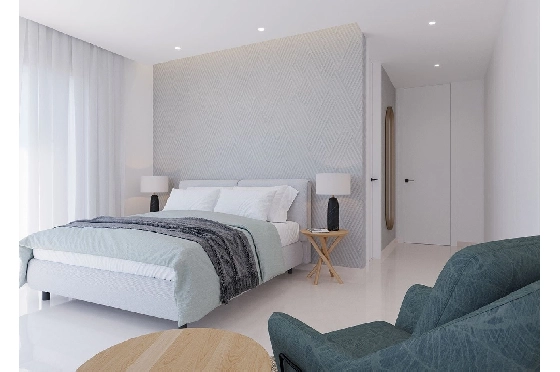 Villa in Finestrat zu verkaufen, Espace de vie 175 m², Zustand Erstbezug, + fussboden, Klimaanlage, Terrain 455 m², 3 Chambres &agrave; coucher, 3 Badezimmer, Pool, ref.: HA-FIN-106-E01-14