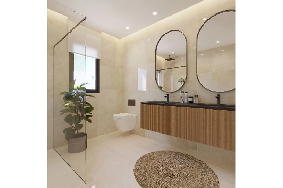 Villa in Finestrat zu verkaufen, Espace de vie 175 m², Zustand Erstbezug, + fussboden, Klimaanlage, Terrain 455 m², 3 Chambres &agrave; coucher, 3 Badezimmer, Pool, ref.: HA-FIN-106-E01-15