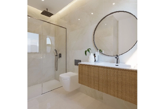 Villa in Finestrat zu verkaufen, Espace de vie 175 m², Zustand Erstbezug, + fussboden, Klimaanlage, Terrain 455 m², 3 Chambres &agrave; coucher, 3 Badezimmer, Pool, ref.: HA-FIN-106-E01-17