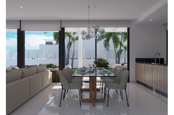 Villa in Finestrat zu verkaufen, Espace de vie 175 m², Zustand Erstbezug, + fussboden, Klimaanlage, Terrain 455 m², 3 Chambres &agrave; coucher, 3 Badezimmer, Pool, ref.: HA-FIN-106-E01-9