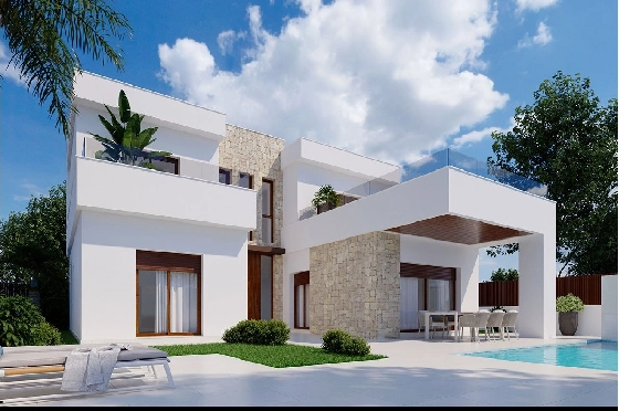 Villa in Entrenaranjos zu verkaufen, Wohnfläche 205 m², Zustand Erstbezug, Grundstück 318 m², 4 Schlafzimmer, 3 Badezimmer, Pool, ref.: HA-ENN-201-E01-1