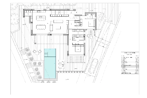 Villa in Moraira zu verkaufen, Espace de vie 340 m², Baujahr 2024, Klimaanlage, Terrain 1070 m², 4 Chambres &agrave; coucher, 4 Badezimmer, Pool, ref.: AM-12145DR-17