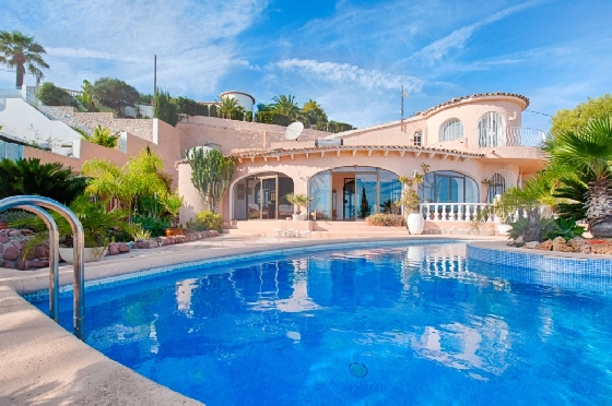 Villa in Moraira zu verkaufen, Espace de vie 300 m², Baujahr 1984, Klimaanlage, Terrain 1615 m², 3 Chambres &agrave; coucher, 2 Badezimmer, Pool, ref.: AM-12279DA-15