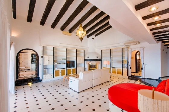 Villa in Moraira zu verkaufen, Espace de vie 300 m², Baujahr 1984, Klimaanlage, Terrain 1615 m², 3 Chambres &agrave; coucher, 2 Badezimmer, Pool, ref.: AM-12279DA-27