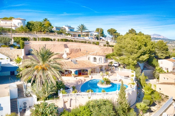 Villa in Moraira zu verkaufen, Espace de vie 300 m², Baujahr 1984, Klimaanlage, Terrain 1615 m², 3 Chambres &agrave; coucher, 2 Badezimmer, Pool, ref.: AM-12279DA-7