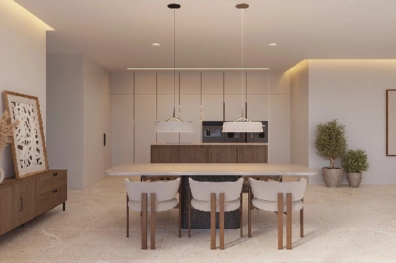 Villa in Moraira zu verkaufen, Espace de vie 395 m², Baujahr 2025, Klimaanlage, Terrain 814 m², 4 Chambres &agrave; coucher, 3 Badezimmer, Pool, ref.: AM-12303DA-6