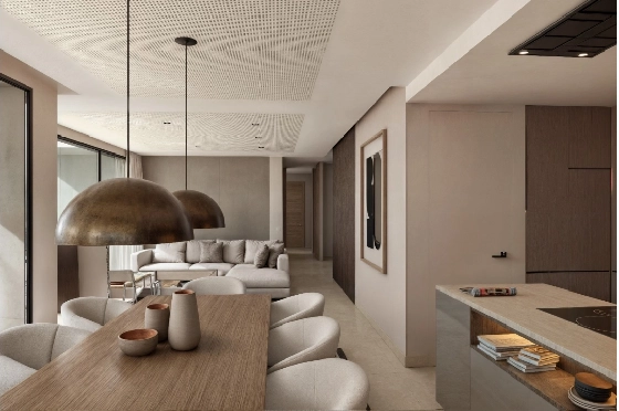 Villa in Moraira zu verkaufen, Espace de vie 195 m², Baujahr 2025, Klimaanlage, Terrain 811 m², 4 Chambres &agrave; coucher, 4 Badezimmer, Pool, ref.: AM-12327DA-10