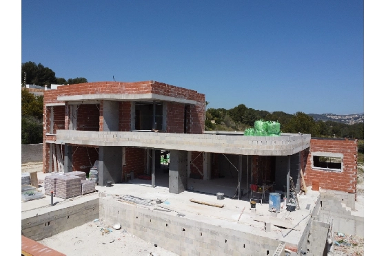 Villa in Moraira zu verkaufen, Espace de vie 195 m², Baujahr 2025, Klimaanlage, Terrain 811 m², 4 Chambres &agrave; coucher, 4 Badezimmer, Pool, ref.: AM-12327DA-4