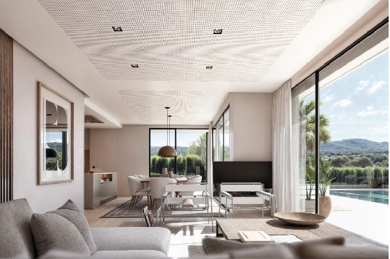 Villa in Moraira zu verkaufen, Espace de vie 195 m², Baujahr 2025, Klimaanlage, Terrain 811 m², 4 Chambres &agrave; coucher, 4 Badezimmer, Pool, ref.: AM-12327DA-8