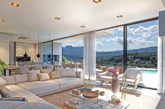 Villa in Calpe zu verkaufen, Espace de vie 190 m², Baujahr 2025, Klimaanlage, Terrain 1000 m², 3 Chambres &agrave; coucher, 3 Badezimmer, Pool, ref.: AM-12431DA-4