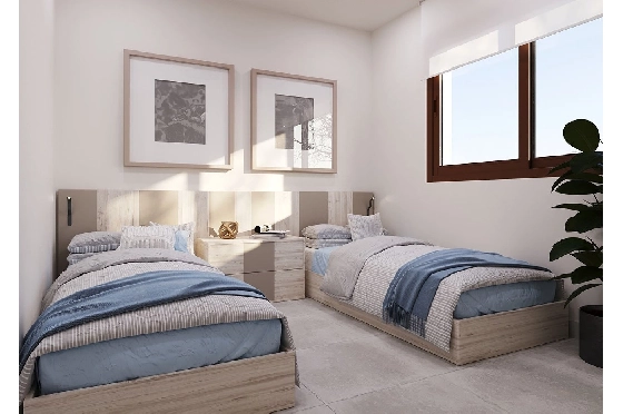 Etagen Apartment in Cala Ratjada zu verkaufen, Wohnfläche 101 m², Zustand Erstbezug, + fussboden, Klimaanlage, 2 Schlafzimmer, 2 Badezimmer, Pool, ref.: HA-MLN-164-A01-6