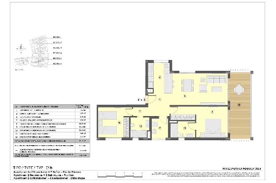 Etagen Apartment in Colonia de Sant Jordi zu verkaufen, Wohnfläche 118 m², Zustand Erstbezug, + fussboden, Klimaanlage, 2 Schlafzimmer, 2 Badezimmer, Pool, ref.: HA-MLN-163-A01-13