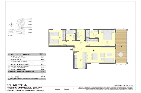 Etagen Apartment in Colonia de Sant Jordi zu verkaufen, Wohnfläche 118 m², Zustand Erstbezug, + fussboden, Klimaanlage, 2 Schlafzimmer, 2 Badezimmer, Pool, ref.: HA-MLN-163-A01-18
