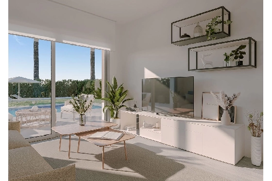 Maisonette in Colonia de Sant Jordi zu verkaufen, Espace de vie 229 m², Zustand Erstbezug, + fussboden, Klimaanlage, 3 Chambres &agrave; coucher, 2 Badezimmer, Pool, ref.: HA-MLN-163-A04-4