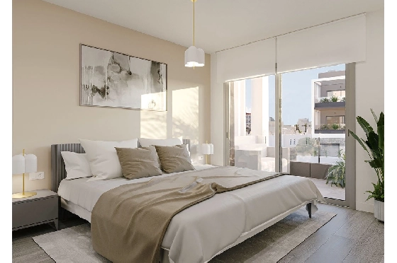 Penthouse Apartment in Colonia de Sant Jordi zu verkaufen, Espace de vie 379 m², Zustand Erstbezug, + fussboden, Klimaanlage, 3 Chambres &agrave; coucher, 2 Badezimmer, Pool, ref.: HA-MLN-163-A03-6