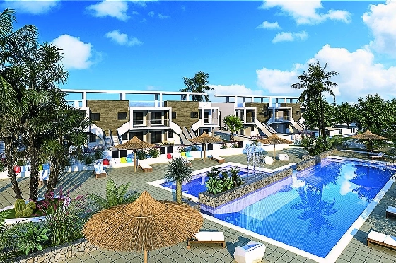 Etagen Apartment in Mil Palmeras zu verkaufen, Espace de vie 102 m², Zustand Erstbezug, 3 Chambres &agrave; coucher, 2 Badezimmer, Pool, ref.: HA-MPN-123-A02-2