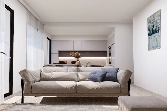 Erdgeschoss Apartment in Finestrat zu verkaufen, Espace de vie 176 m², Zustand Erstbezug, 3 Chambres &agrave; coucher, 2 Badezimmer, Pool, ref.: HA-FIN-317-A03-17