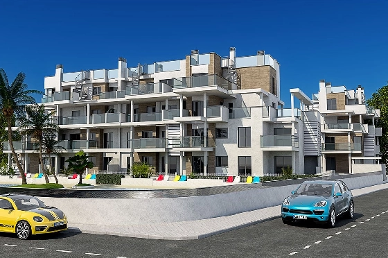 Penthouse Apartment in Denia zu verkaufen, Espace de vie 191 m², Zustand Erstbezug, 3 Chambres &agrave; coucher, 2 Badezimmer, Pool, ref.: HA-DEN-141-A03-2