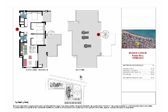 Penthouse Apartment in Denia zu verkaufen, Espace de vie 191 m², Zustand Erstbezug, 3 Chambres &agrave; coucher, 2 Badezimmer, Pool, ref.: HA-DEN-141-A03-4