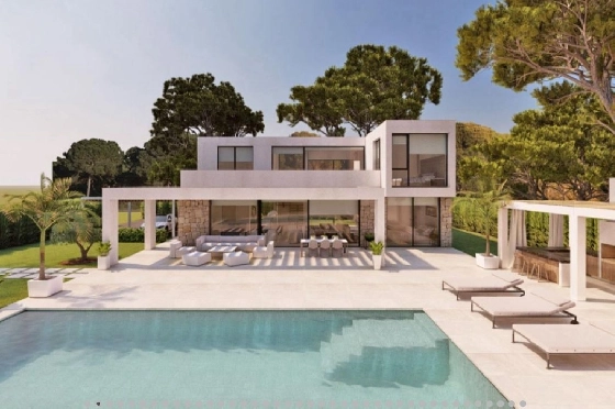 Villa in Javea zu verkaufen, Espace de vie 250 m², Baujahr 2024, Klimaanlage, Terrain 1003 m², 4 Chambres &agrave; coucher, 3 Badezimmer, Pool, ref.: PR-PPS3198-1