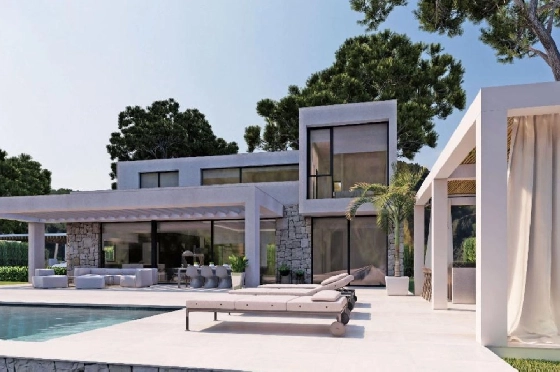 Villa in Javea zu verkaufen, Espace de vie 250 m², Baujahr 2024, Klimaanlage, Terrain 1003 m², 4 Chambres &agrave; coucher, 3 Badezimmer, Pool, ref.: PR-PPS3198-4