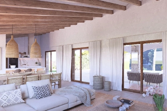 Villa in Javea zu verkaufen, Espace de vie 270 m², Baujahr 2025, Klimaanlage, Terrain 1000 m², 3 Chambres &agrave; coucher, 3 Badezimmer, Pool, ref.: PR-PPS3199NB-4