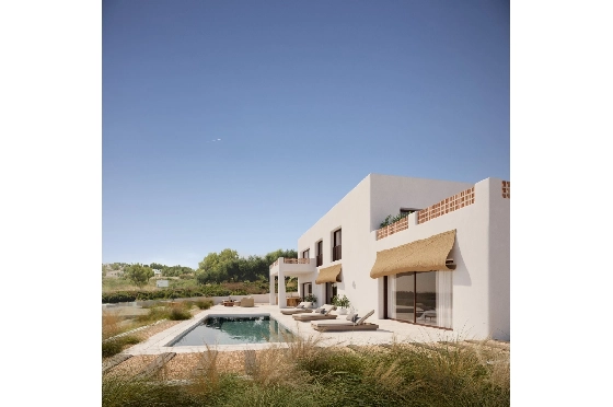 Villa in Teulada zu verkaufen, Espace de vie 253 m², Klimaanlage, Terrain 800 m², 4 Chambres &agrave; coucher, 3 Badezimmer, Pool, ref.: AM-12498DR-2
