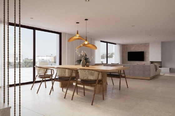 Villa in Teulada zu verkaufen, Espace de vie 253 m², Klimaanlage, Terrain 800 m², 4 Chambres &agrave; coucher, 3 Badezimmer, Pool, ref.: AM-12498DR-6