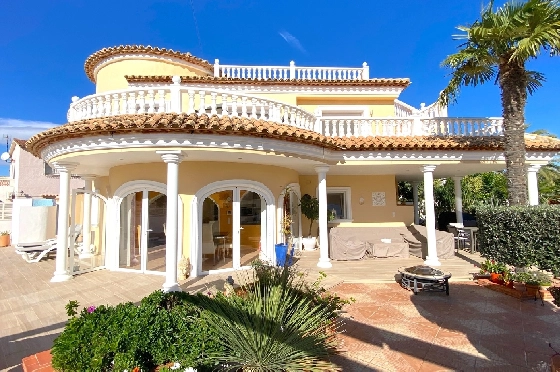 Villa in Els Poblets(Ptda. Revoltes) zu verkaufen, Espace de vie 234 m², Baujahr 2004, Zustand gepflegt, + Zentralheizung, Klimaanlage, Terrain 614 m², 4 Chambres &agrave; coucher, 3 Badezimmer, Pool, ref.: AS-1425-52
