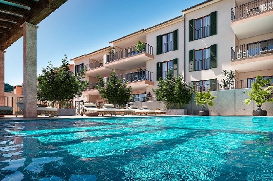 Etagen Apartment in Capdepera zu verkaufen, Espace de vie 98 m², Zustand Erstbezug, Klimaanlage, 2 Chambres &agrave; coucher, 2 Badezimmer, Pool, ref.: HA-MLN-435-A01-1