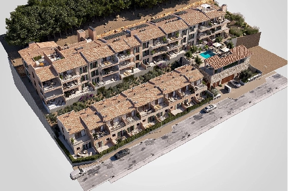 Etagen Apartment in Capdepera zu verkaufen, Espace de vie 98 m², Zustand Erstbezug, Klimaanlage, 2 Chambres &agrave; coucher, 2 Badezimmer, Pool, ref.: HA-MLN-435-A01-18