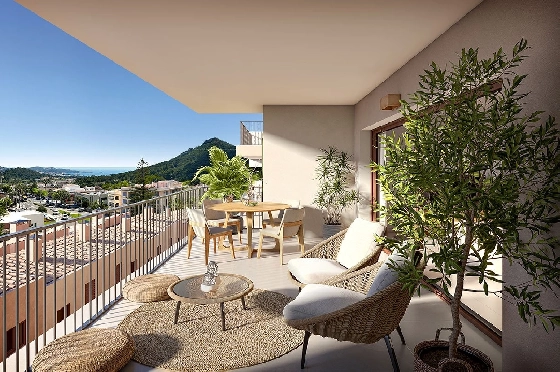 Etagen Apartment in Capdepera zu verkaufen, Espace de vie 98 m², Zustand Erstbezug, Klimaanlage, 2 Chambres &agrave; coucher, 2 Badezimmer, Pool, ref.: HA-MLN-435-A01-9