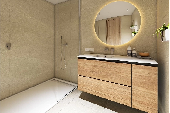 Erdgeschoss Apartment in Sant Elm zu verkaufen, Espace de vie 112 m², Zustand Erstbezug, Klimaanlage, 3 Chambres &agrave; coucher, 2 Badezimmer, Pool, ref.: HA-MLN-434-A01-12