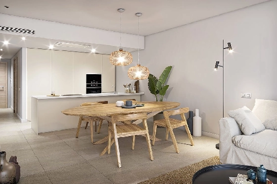 Erdgeschoss Apartment in Sant Elm zu verkaufen, Espace de vie 112 m², Zustand Erstbezug, Klimaanlage, 3 Chambres &agrave; coucher, 2 Badezimmer, Pool, ref.: HA-MLN-434-A01-6