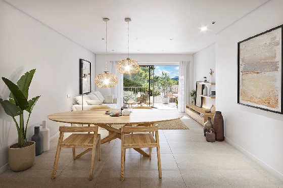 Erdgeschoss Apartment in Sant Elm zu verkaufen, Espace de vie 112 m², Zustand Erstbezug, Klimaanlage, 3 Chambres &agrave; coucher, 2 Badezimmer, Pool, ref.: HA-MLN-434-A01-8