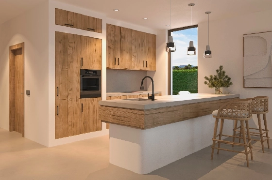 Villa in Javea zu verkaufen, Espace de vie 200 m², Baujahr 2025, Klimaanlage, Terrain 1000 m², 4 Chambres &agrave; coucher, 3 Badezimmer, Pool, ref.: AM-12500DR-4