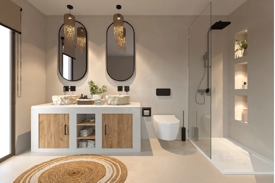 Villa in Javea zu verkaufen, Espace de vie 200 m², Baujahr 2025, Klimaanlage, Terrain 1000 m², 4 Chambres &agrave; coucher, 3 Badezimmer, Pool, ref.: AM-12500DR-5