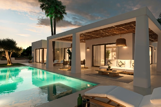 Villa in Javea zu verkaufen, Espace de vie 200 m², Baujahr 2025, Klimaanlage, Terrain 1000 m², 3 Chambres &agrave; coucher, 4 Badezimmer, Pool, ref.: AM-12502DR-2