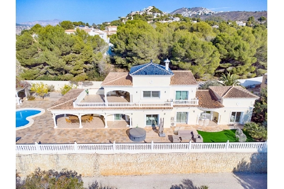 Villa in Moraira zu verkaufen, Espace de vie 466 m², Baujahr 2005, Klimaanlage, Terrain 2040 m², 5 Chambres &agrave; coucher, 5 Badezimmer, Pool, ref.: AM-12515DR-7