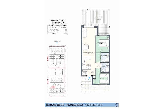 Erdgeschoss Apartment in Torre de la Horadada zu verkaufen, Espace de vie 85 m², Zustand Erstbezug, 2 Chambres &agrave; coucher, 2 Badezimmer, Pool, ref.: HA-THN-450-A01-12