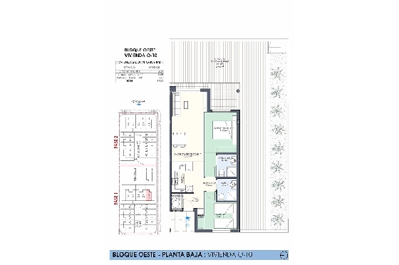 Erdgeschoss Apartment in Torre de la Horadada zu verkaufen, Espace de vie 85 m², Zustand Erstbezug, 2 Chambres &agrave; coucher, 2 Badezimmer, Pool, ref.: HA-THN-450-A01-13