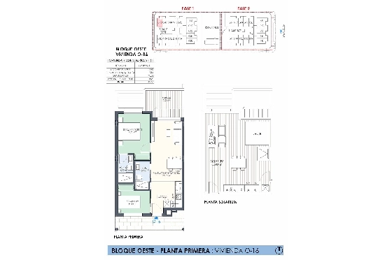 Penthouse Apartment in Torre de la Horadada zu verkaufen, Espace de vie 94 m², Zustand Erstbezug, 2 Chambres &agrave; coucher, 2 Badezimmer, Pool, ref.: HA-THN-450-A02-12