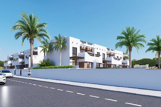 Penthouse Apartment in Torre de la Horadada zu verkaufen, Espace de vie 94 m², Zustand Erstbezug, 2 Chambres &agrave; coucher, 2 Badezimmer, Pool, ref.: HA-THN-450-A02-4
