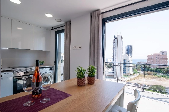Apartment in Calpe(Playa arenal bol) zu verkaufen, Espace de vie 117 m², 2 Chambres &agrave; coucher, 2 Badezimmer, Pool, ref.: COB-3532-10535-22