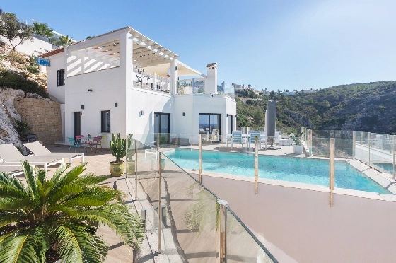 Villa in Denia zu verkaufen, Espace de vie 170 m², Baujahr 2019, + Fussbodenheizung, Klimaanlage, Terrain 829 m², 3 Chambres &agrave; coucher, 4 Badezimmer, ref.: HG-3804-2