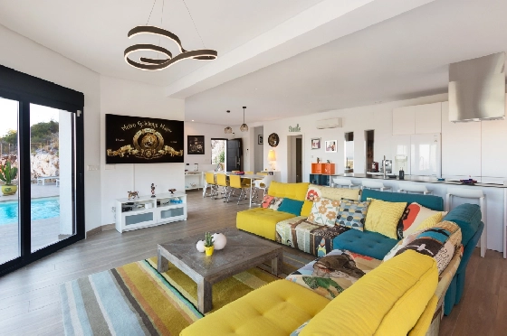 Villa in Denia zu verkaufen, Espace de vie 170 m², Baujahr 2019, + Fussbodenheizung, Klimaanlage, Terrain 829 m², 3 Chambres &agrave; coucher, 4 Badezimmer, ref.: HG-3804-5