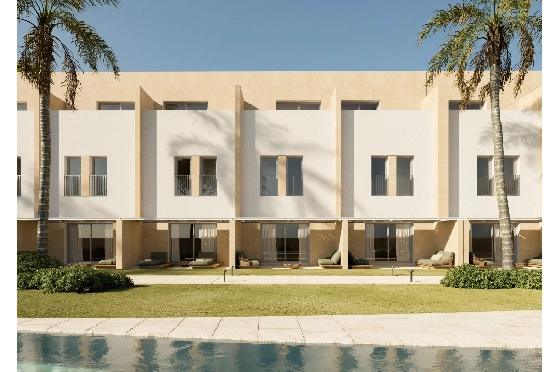Reihenhaus in Denia zu verkaufen, Espace de vie 102 m², Baujahr 2026, Terrain 65 m², 3 Chambres &agrave; coucher, 3 Badezimmer, ref.: LS-BV8-5