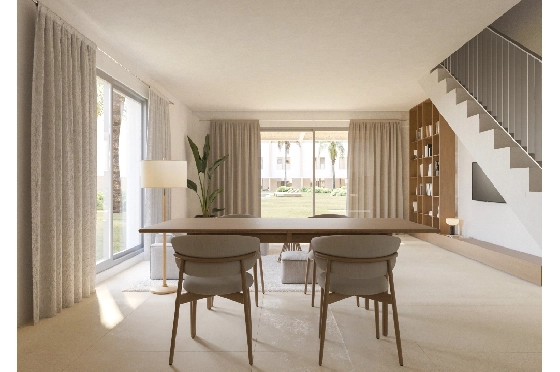 Reihenhaus in Denia zu verkaufen, Espace de vie 102 m², Baujahr 2026, Klimaanlage, Terrain 65 m², 3 Chambres &agrave; coucher, 3 Badezimmer, Pool, ref.: LS-BV9-4